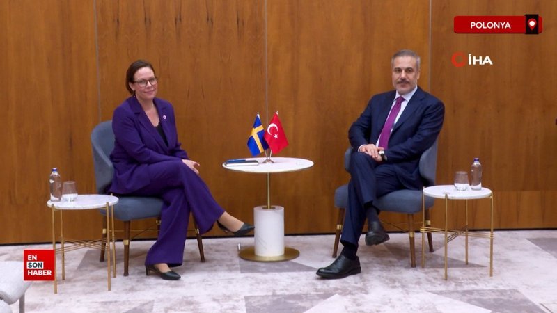 Dışişleri Bakanı Fidan, İsveçli mevkidaşı Stenergard ile görüştü