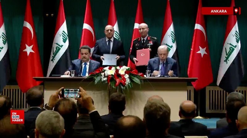 Türkiye ile Irak arasında 11 anlaşma