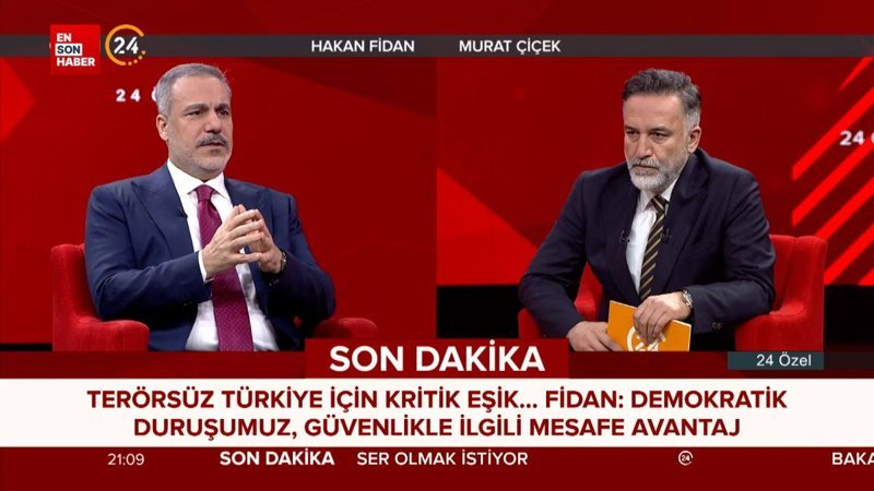 Hakan Fidan: PKK'nın silah bırakması yetmez