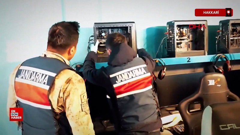 Hakkari'de yaşa dışı bahis operasyonu