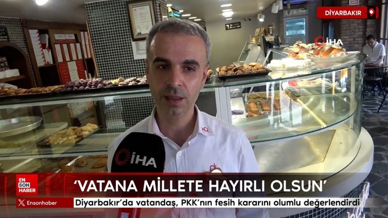 Diyarbakır’da vatandaş ve esnaf, PKK’nın fesih kararını olumlu değerlendirdi