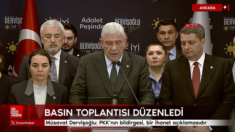 Müsavat Dervişoğlu: PKK'nın bildirgesi, bir ihanet açıklamasıdır