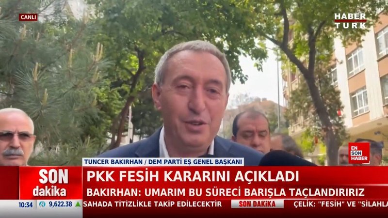 Tuncer Bakırhan: Kongre Türkiye'ye hayırlı olsun
