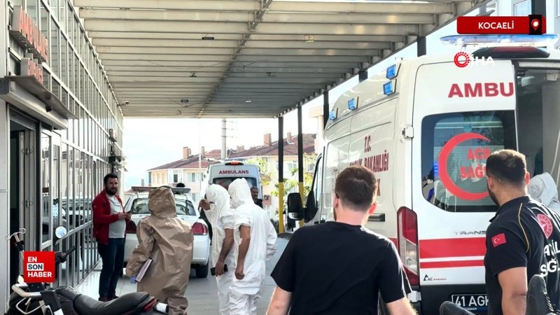 Kocaeli'de 4 işçi hastaneye kaldırıldı