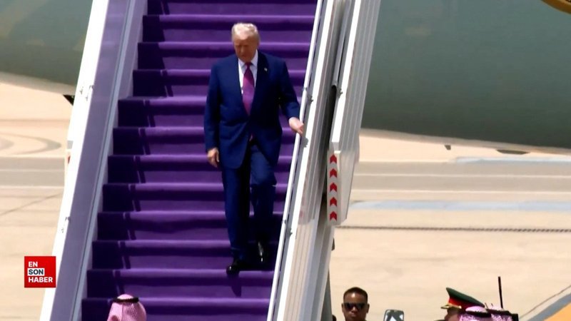 Trump, Orta Doğu turunun ilk ayağı Suudi Arabistan'da