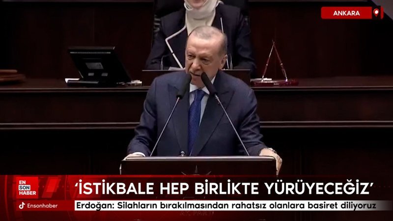 Cumhurbaşkanı Erdoğan: Silahların bırakılmasından rahatsız olanlara basiret diliyoruz