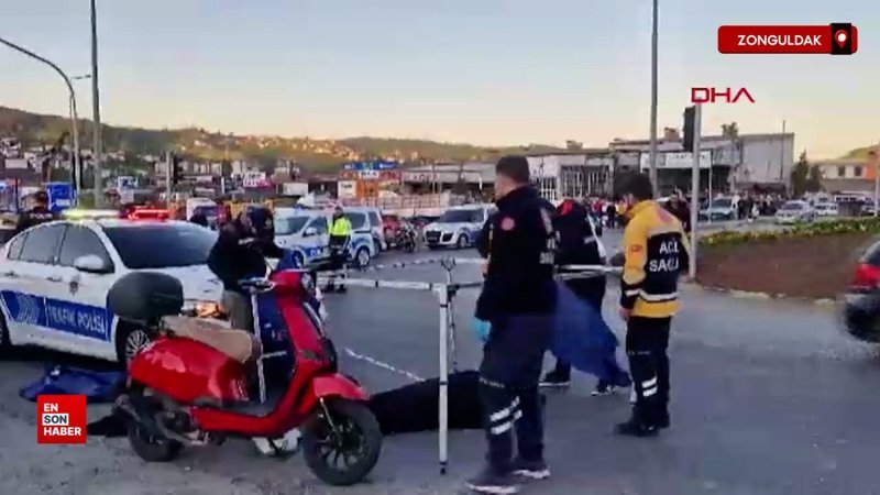 Zonguldak'ta satışa çıkardığı motosikletiyle kaza yapan sürücü öldü