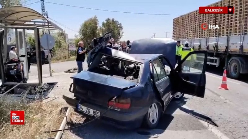 Balıkesir'de makas faciası