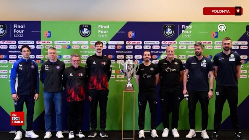 CEV Erkekler Şampiyonlar Ligi Dörtlü Finali öncesi medya günü düzenlendi