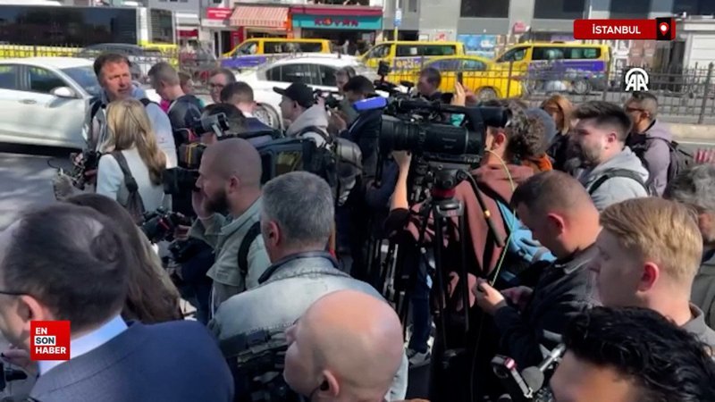 İstanbul'da barış müzakerelerine yerli ve yabancı basın mensupları yoğun ilgi gösterdi