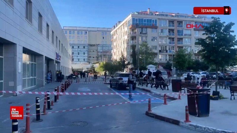 İstanbul'da husumetlisini hastane bahçesinde silahla vurdu