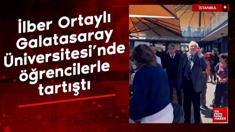 İlber Ortaylı, Galatasaray Üniversitesi'nde öğrencilerle tartıştı