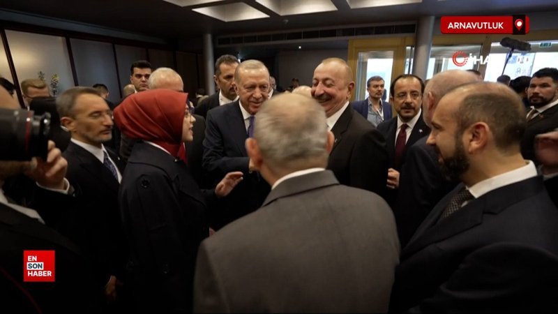 İlham Aliyev, Nikol Paşinyan ile bir araya geldi