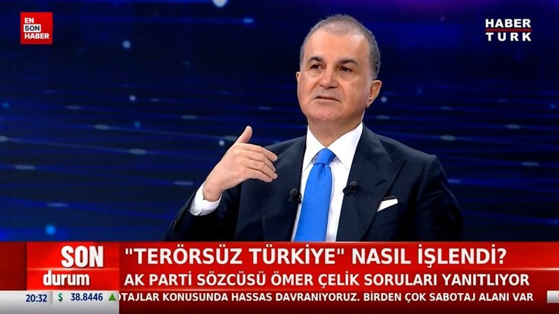 Ömer Çelik: Terörsüz Türkiye bir devlet politikası olmuştur