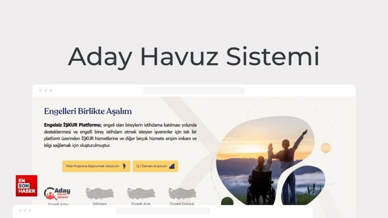 Engelsiz İŞKUR platformu yayında
