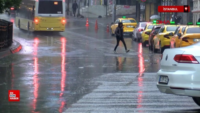 İstanbul'da yağmur etkili oldu