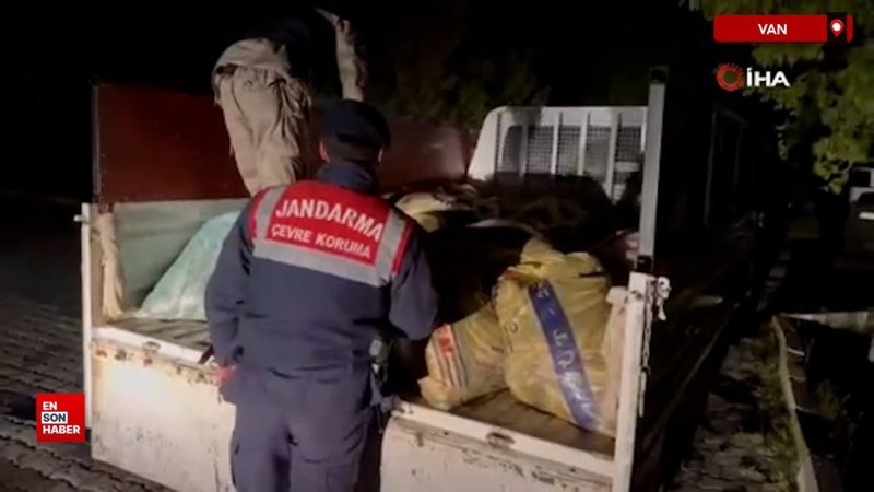 Van'da 3 ton 370 kilogram inci kefali ele geçirildi