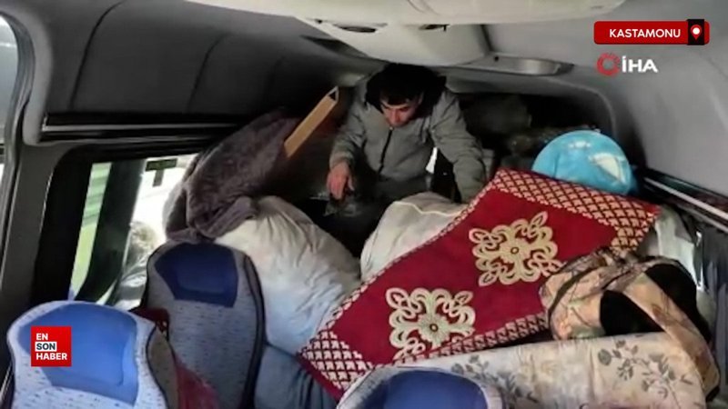 Kastamonu’da 8 düzensiz göçmen yakalandı