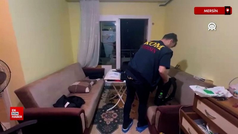 Mersin merkezli 5 ilde düzenlenen FETÖ operasyonunda 11 şüpheli yakalandı