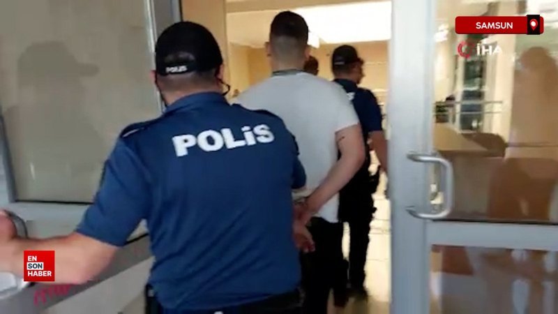 Samsun’da park halindeki araca benzin döküp yaktılar