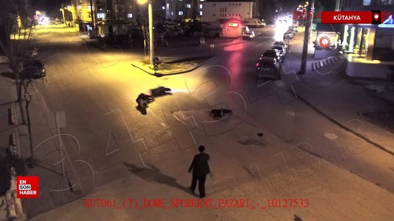 Kütahya'da motosikletlerin karıştığı kazalar