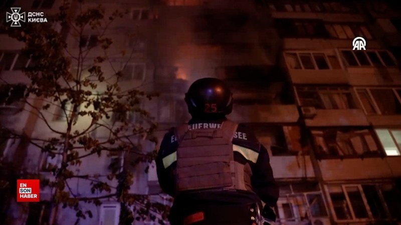 Rusya’dan Ukrayna’ya yoğun füze ve İHA saldırısı