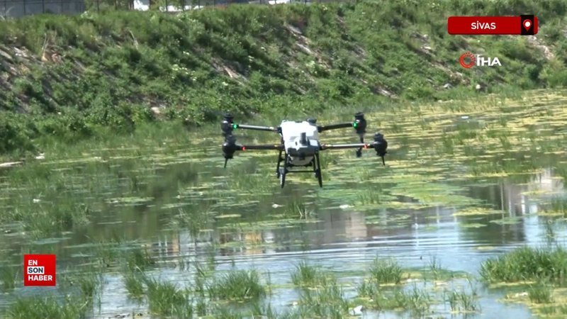 Sivas'ta kene kabusuna dronlu önlem