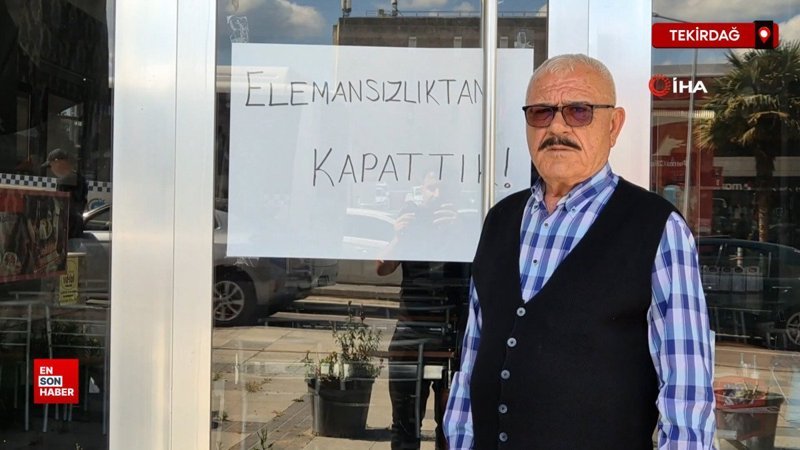 Tekirdağ’da köfteci eleman bulamayınca kepenk kapattı