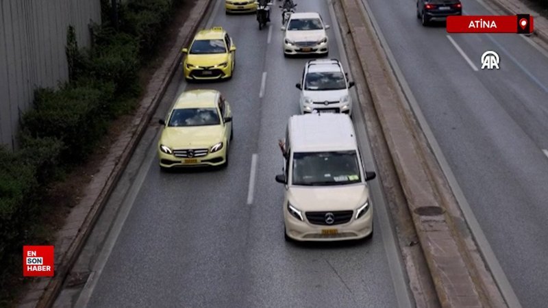 Yunanistan’da taksicilerden 48 saatlik grev ve protesto