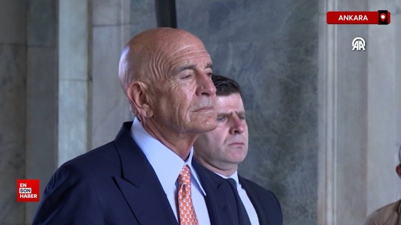 ABD’nin Ankara Büyükelçisi Tom Barrack’tan Anıtkabir’e ziyaret