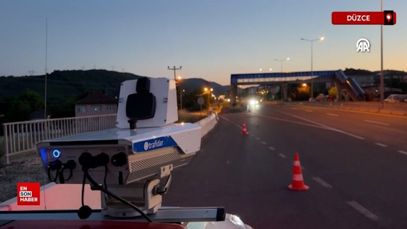 Düzce’de yapay zekalı trafidar'la bayram denetimi