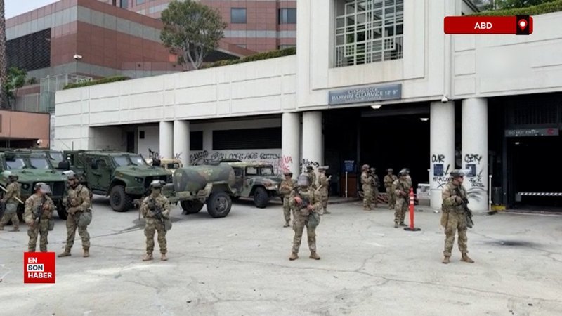 Los Angeles'ta protestolar tırmanıyor: Trump'tan 'ülkeyi böldürmeyeceğiz' açıklaması