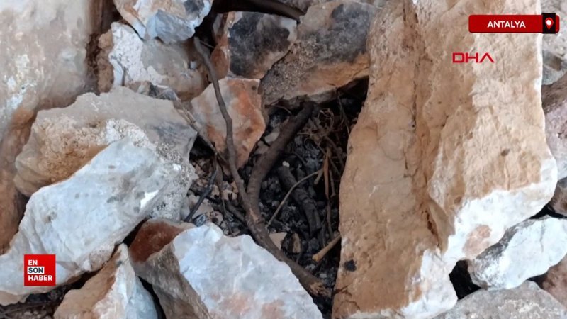 Antalya’da 11. yüzyıl kilisesinin taşlarını söküp mangal yaptılar