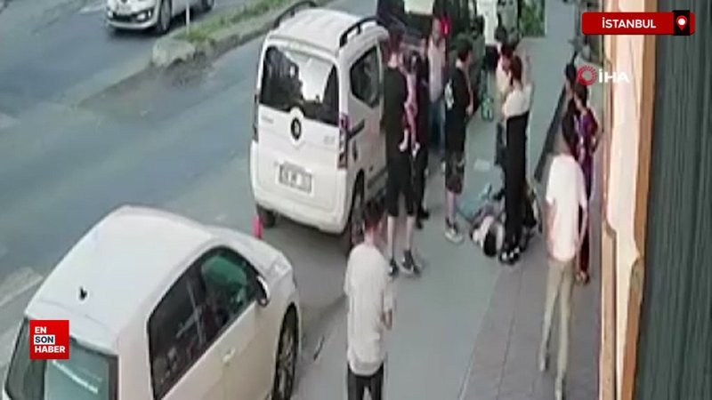 Arnavutköy’de genç çocuğa sokak ortasında sopalı saldırı