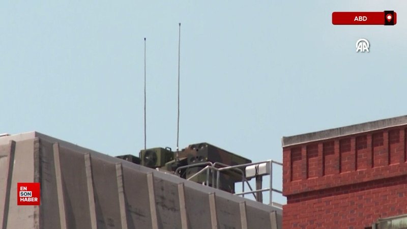 Beyaz Saray çevresinde hava savunma sistemi görüntülendi