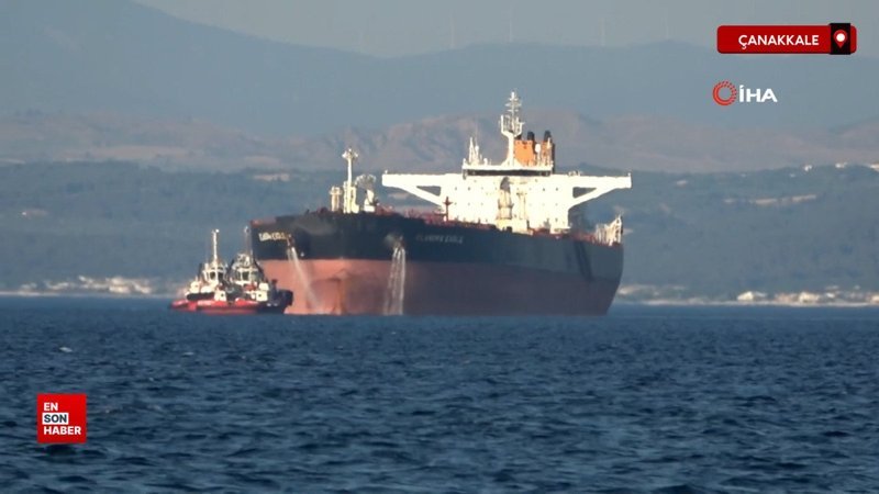 Çanakkale Boğazı'nda gemi makine arızası yaptı