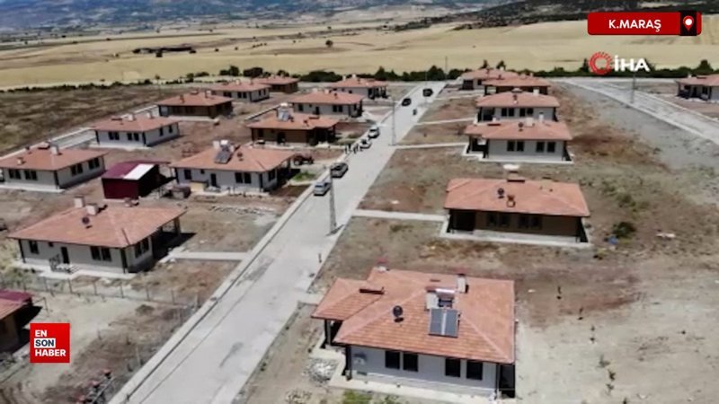 Kahramanmaraş'ta köy konutlarında yaşam başladı
