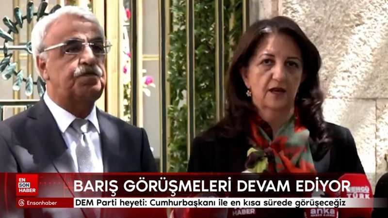 DEM Parti heyeti: Cumhurbaşkanı ile en kısa sürede görüşeceğiz