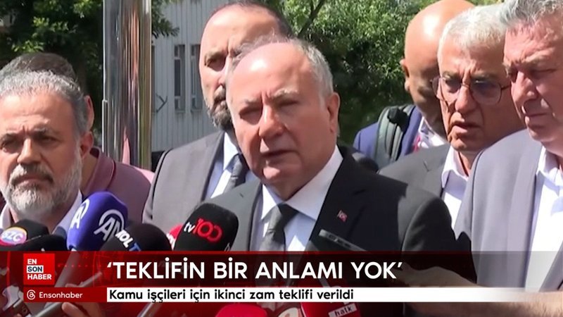 Kamu işçileri için ikinci zam teklifi verildi