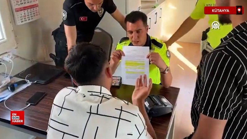 Kütahya’da usulsüz çakar lamba kullanımına 276 bin lira ceza