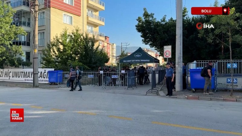 Bolu'da 32 sanıklı otel yangını davasında polis kuş uçurtmuyor
