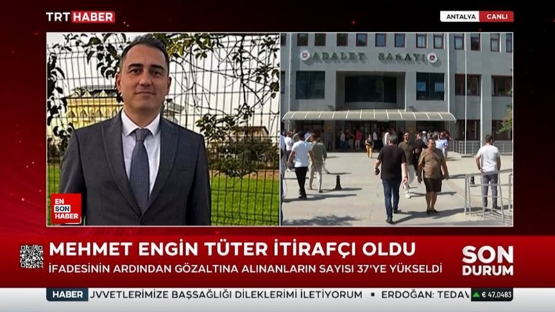 Manavgat Belediyesi'nde rüşvet alırken suçüstü yakalanan şüpheli itirafçı oldu