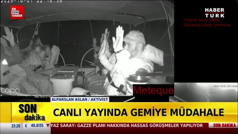 İsrail, Meteque Teknesi'ne baskın düzenledi