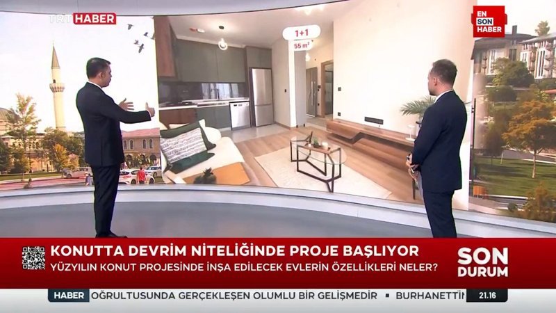 Bakanı Kurum: 55 metrekare büyüklükte 1+1 dairelerimiz de olacak