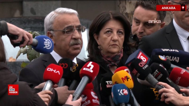 DEM Parti İmralı Heyeti Adalet Bakanı Yılmaz Tunç’u ziyaret etti