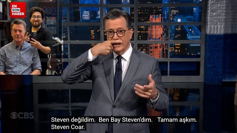 Stephen Colbert'in İstanbul'daki berber anısı