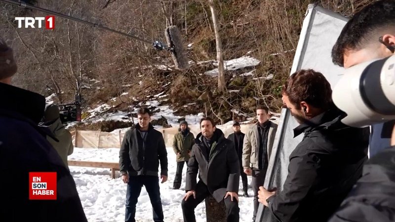 Taşacak Bu Deniz dizisinin kartopu savaşı sahnesinin kamera arkası yayınlandı